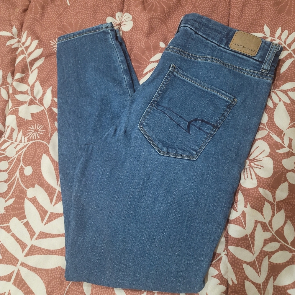 Curvy high-rise jegging size 12 American Eagle